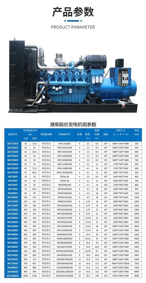 濰柴發電機組優點，濰柴發電機組報價