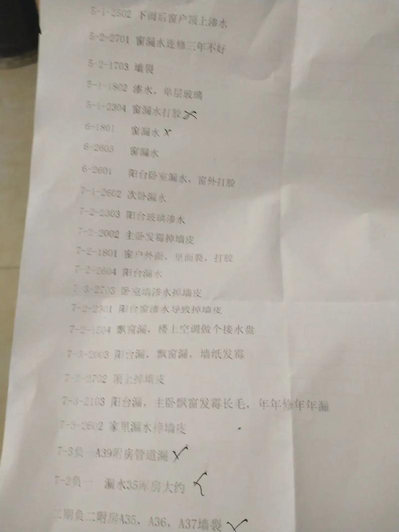 維修房屋漏水明細(xì)清單，維修房屋漏水的請(qǐng)示