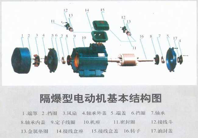 防爆電機(jī)型號，防爆電機(jī)接口和防爆管怎么連接