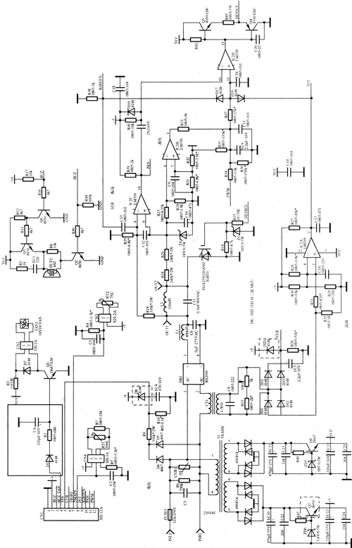電磁爐維修線路圖并講解圖，電磁爐維修電路圖資料