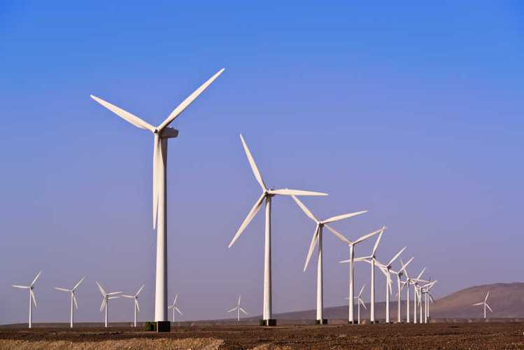 風力發電機圖片大全，帆式風力發電機圖片